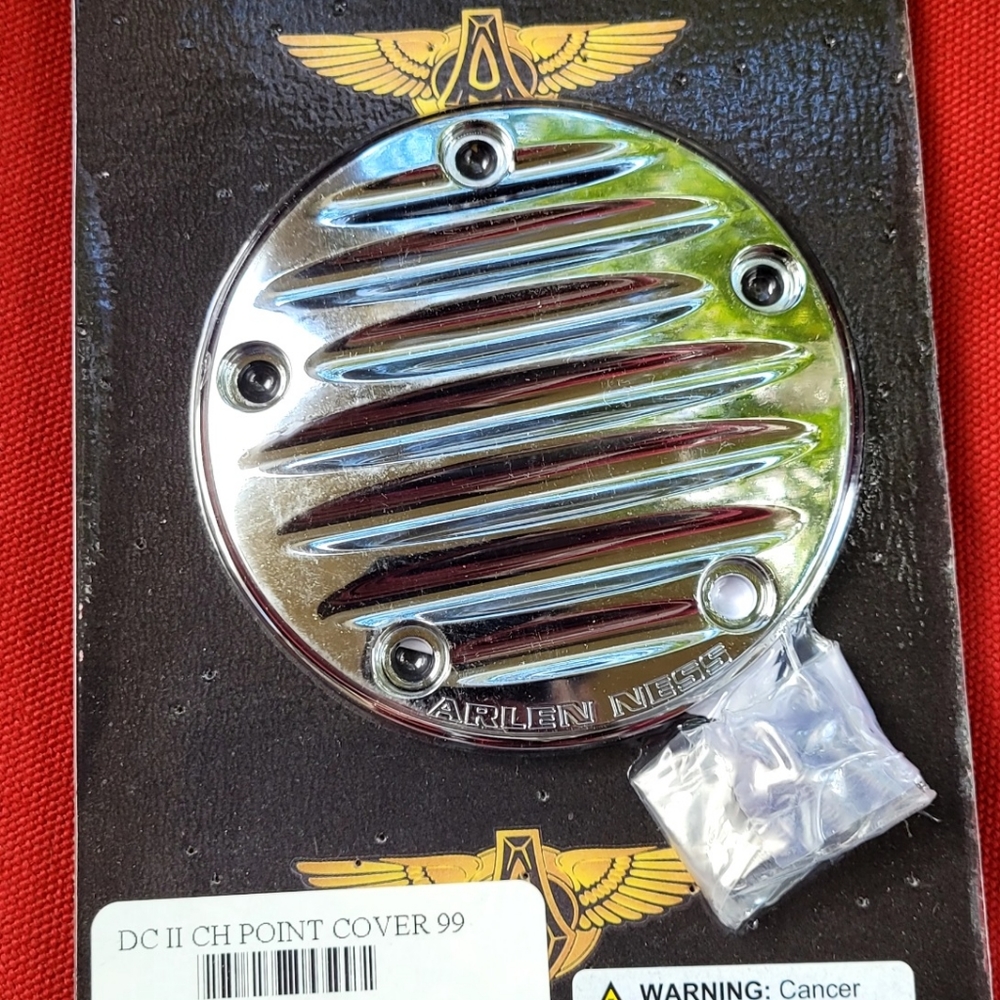 Arlen Ness Chrome Deep Cut II 5 Hole Point Timing Cover 99 30-315.